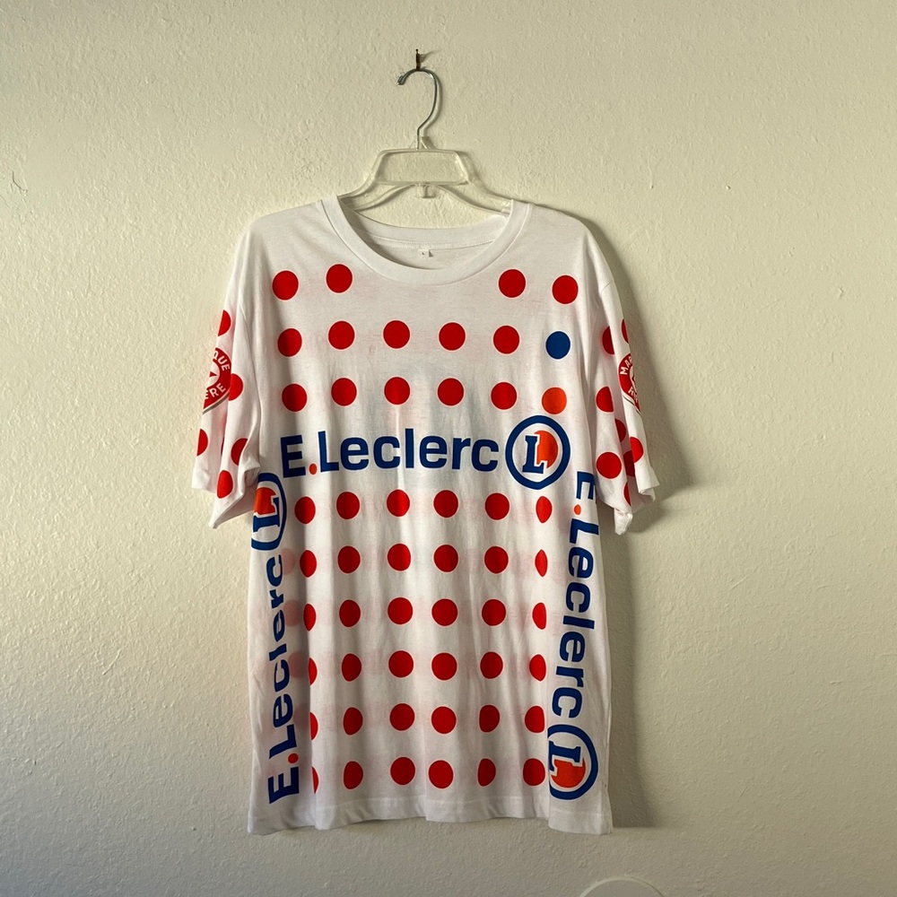 White Polka Dot Tour de France Shirt